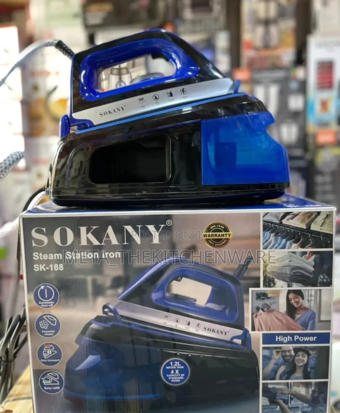 Sokany Steam Station Iron 2400w