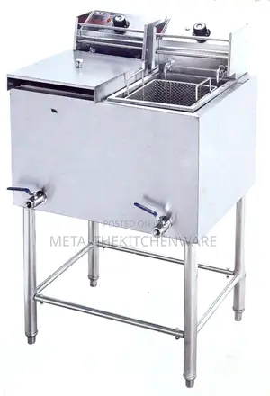 Commercial Electric Dual Deep Fryer 28l