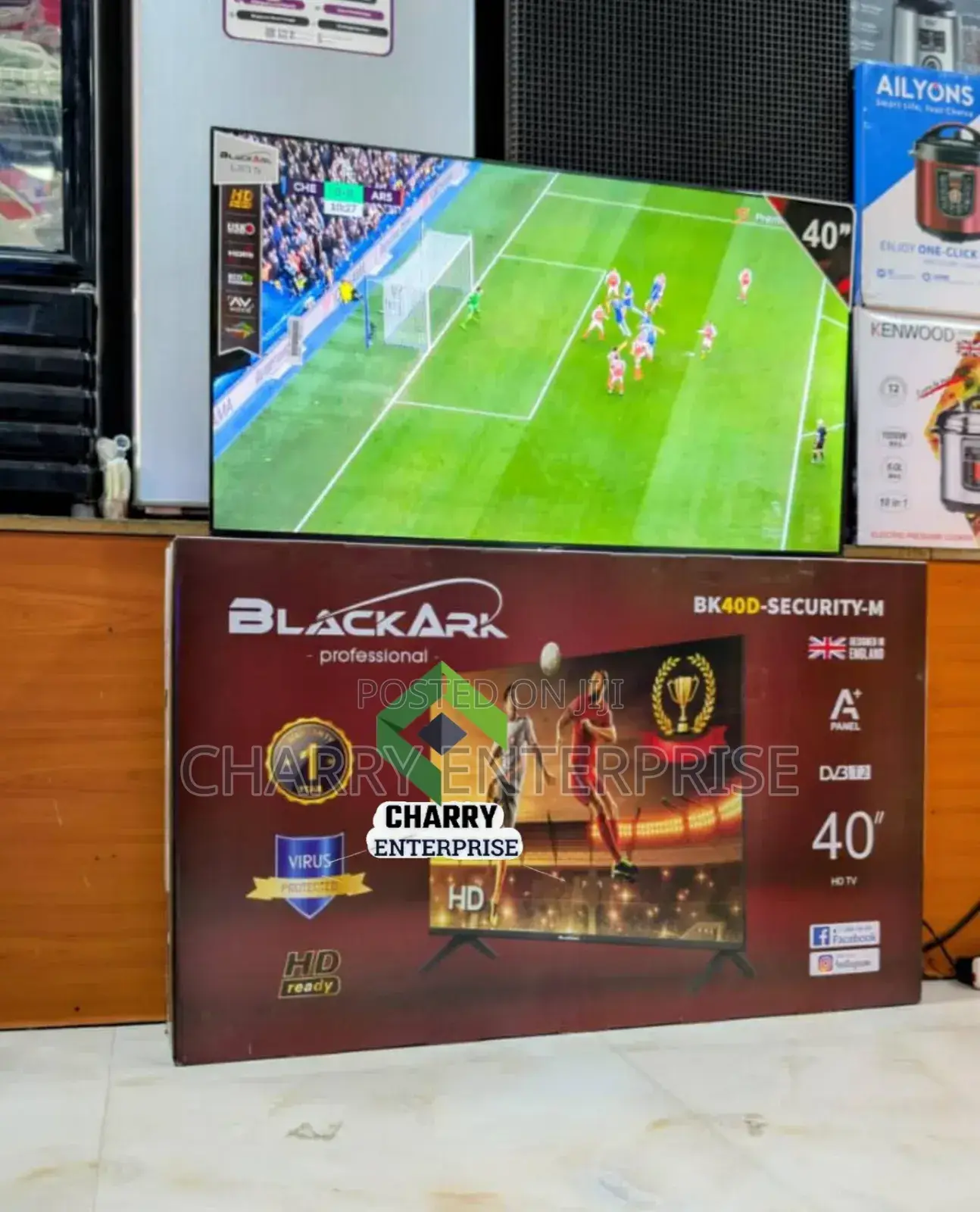 Blackark Hd Tv 40 Inch Frameless Normal Muonekano Bora
