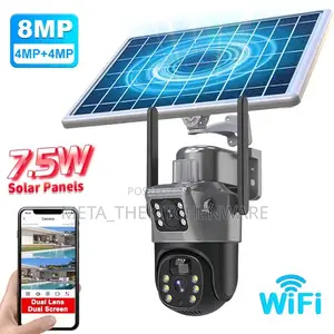 Dual Lens Solar Smart Security Camera 4g