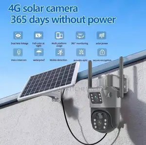Dual Lens Solar Smart Security Camera 4g