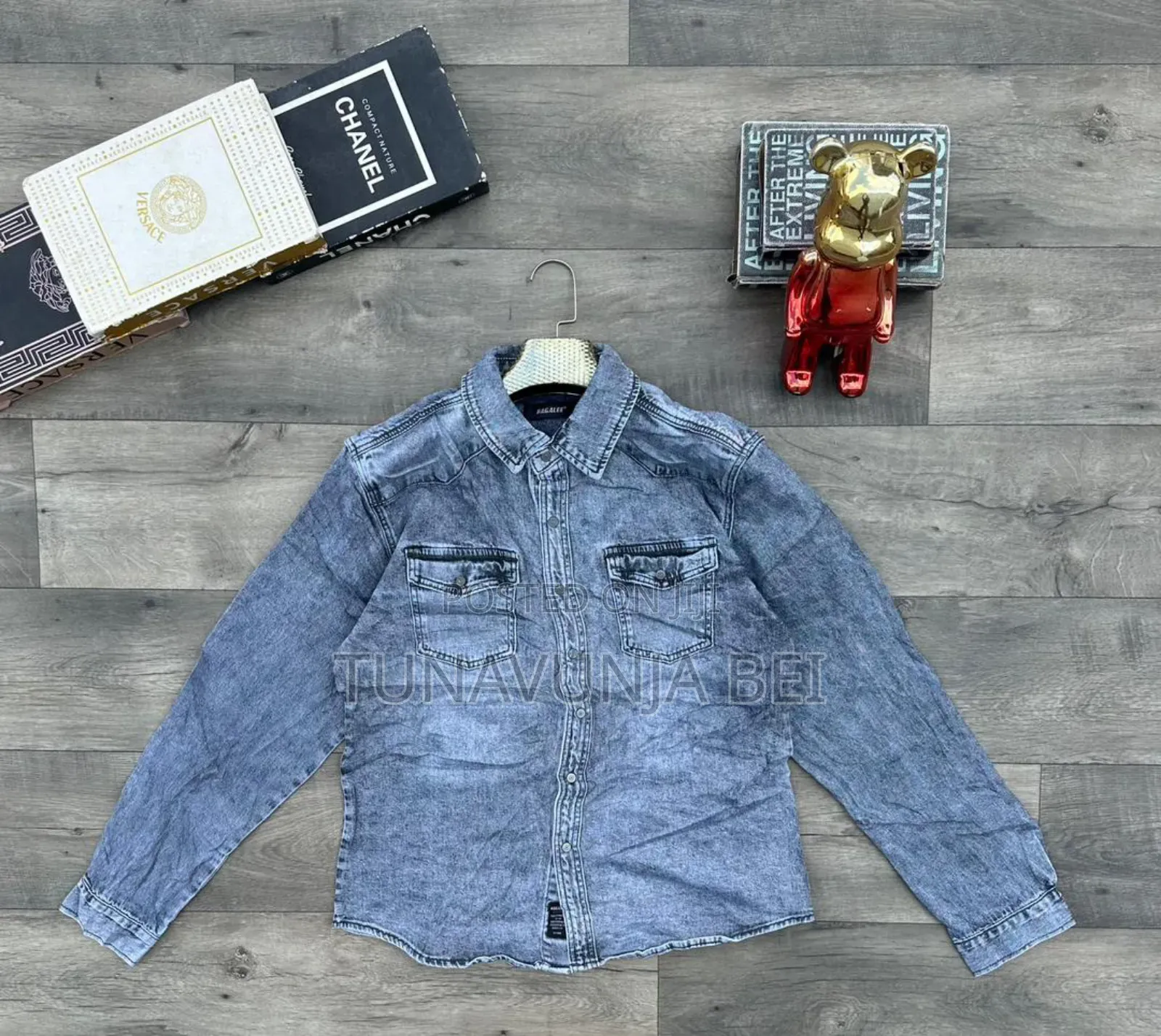 Jeans Shirt / Chambuu Material