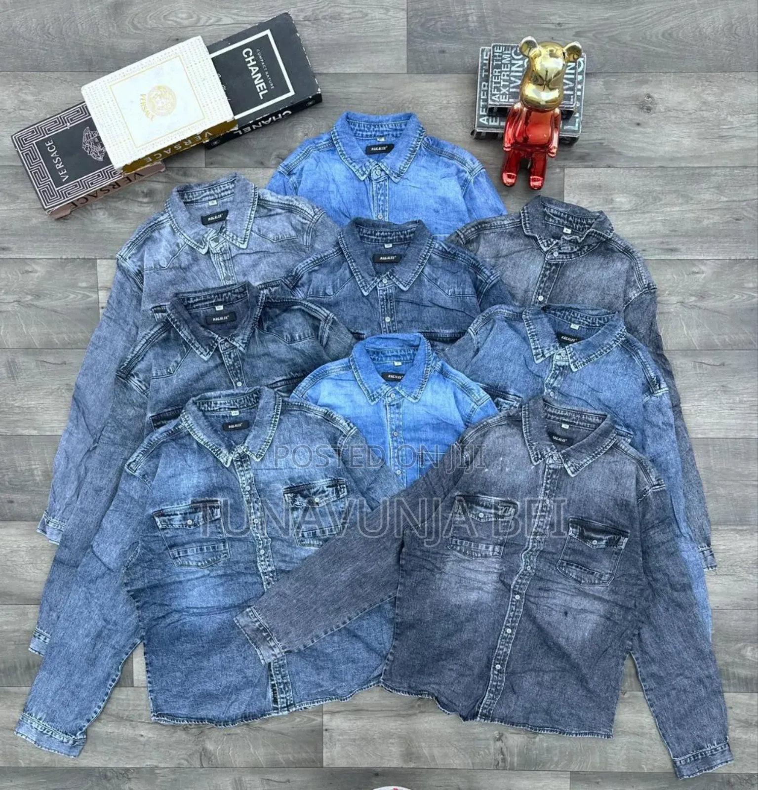Jeans Shirt / Chambuu Material
