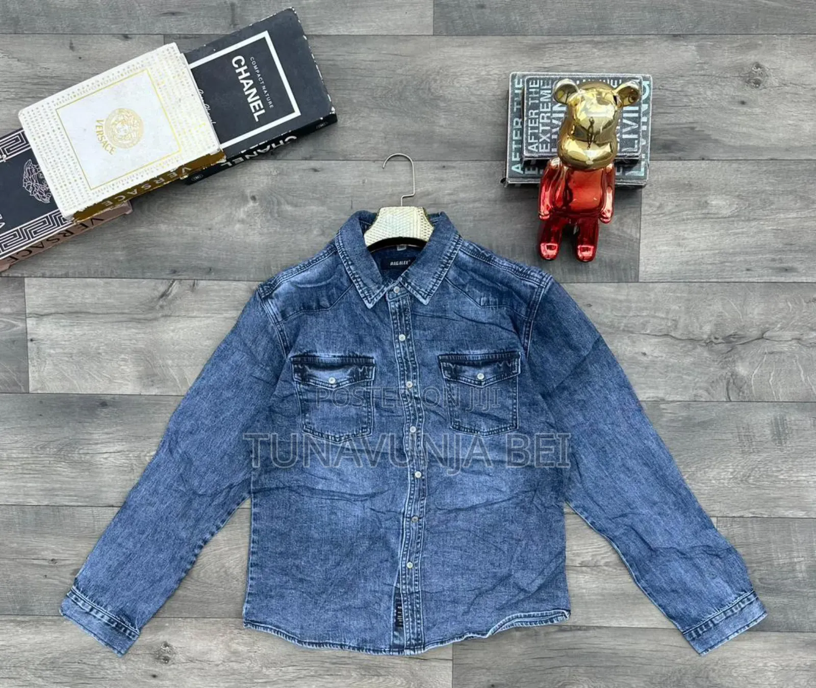 Jeans Shirt / Chambuu Material