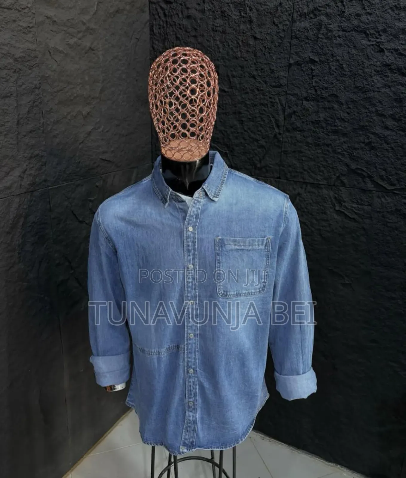 Jeans Shirt / Chambuu Material