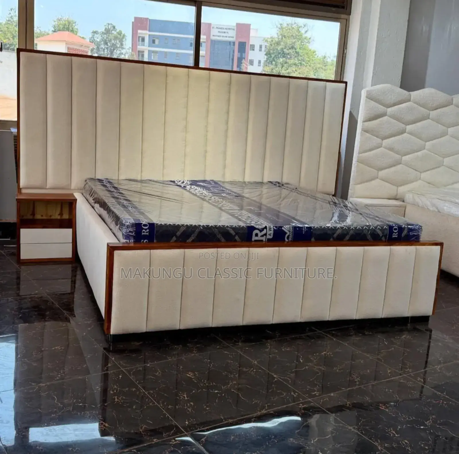 Kitanda Cha Mbao Mix Bedsofa Fremu Ya Futi Nane