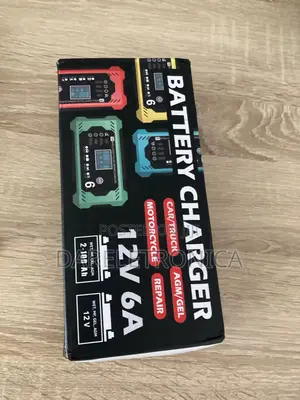 Battery Charger 6a 12v for Cars, Motorcycle, and Other Bttry