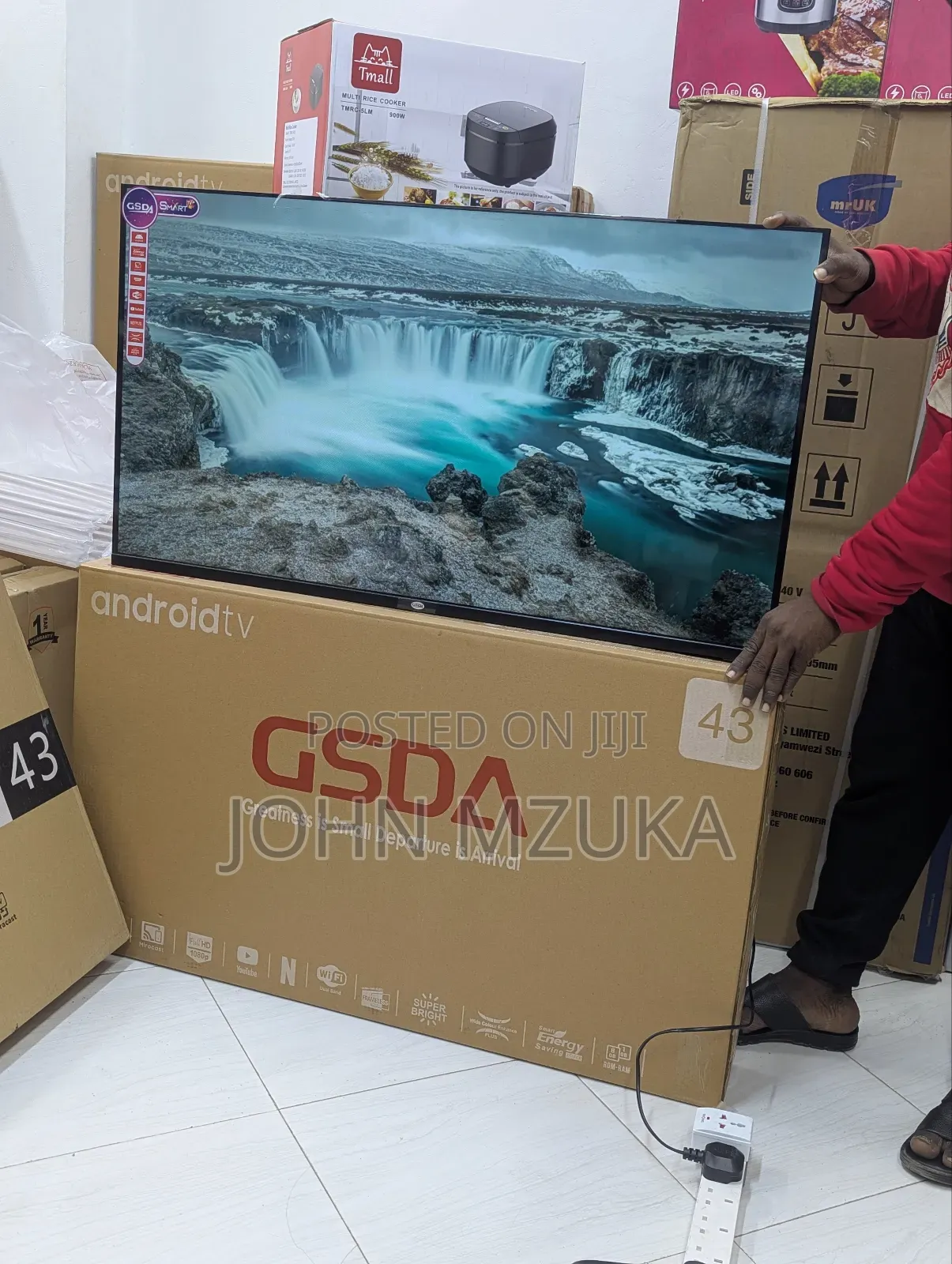 Tv Inchi 43 Bei Nafuu, Smart , Double Glass Bei 380,000