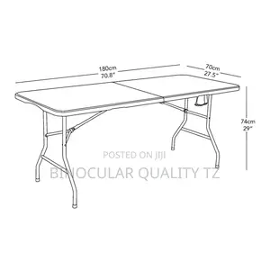 Portable Folding Table Cm180 74cm 74cm