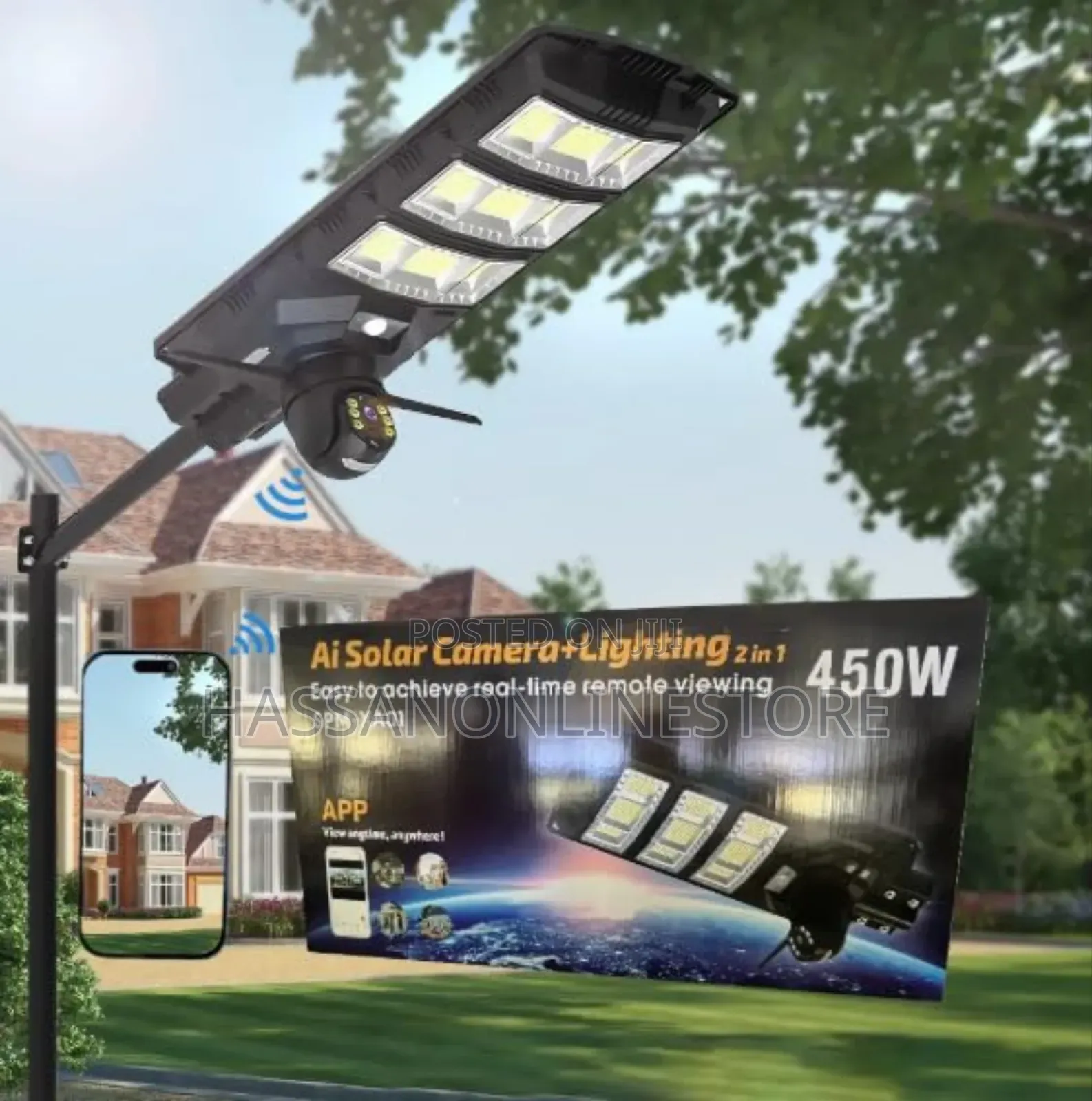 Ai Solar Camera Lightning 2 in 1