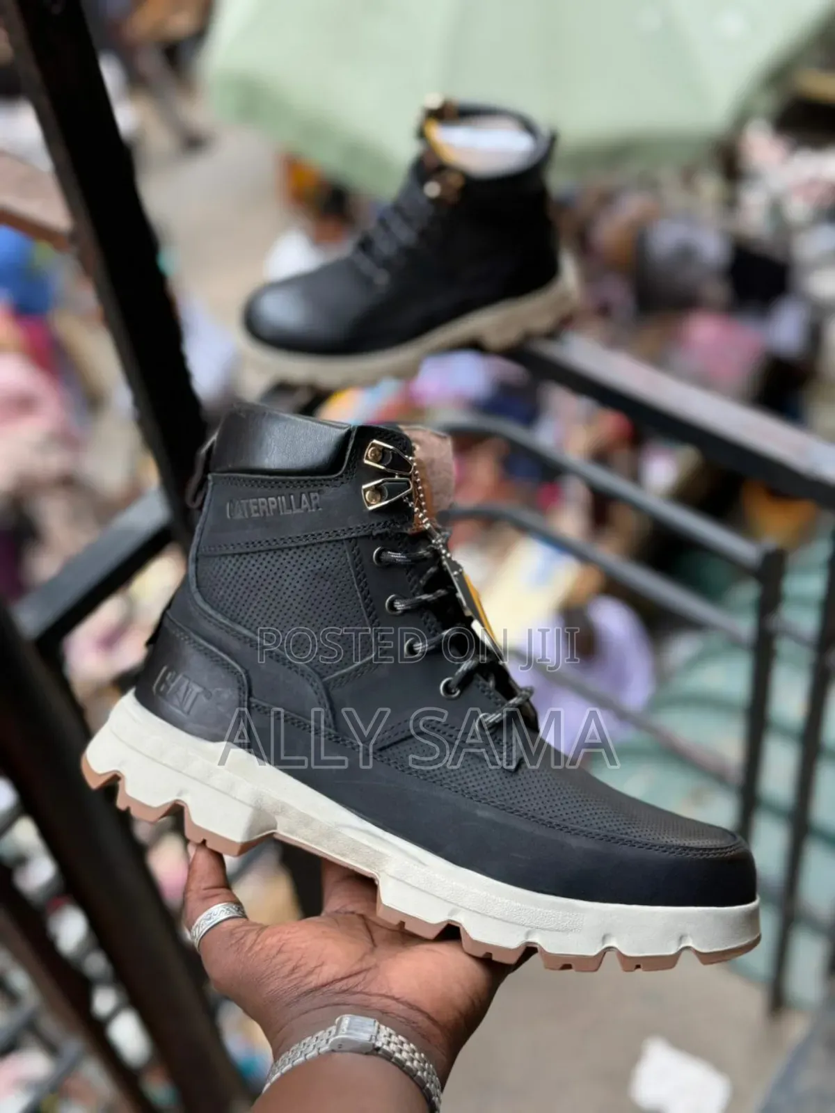 Men's Boots Caterpillar Material Leather