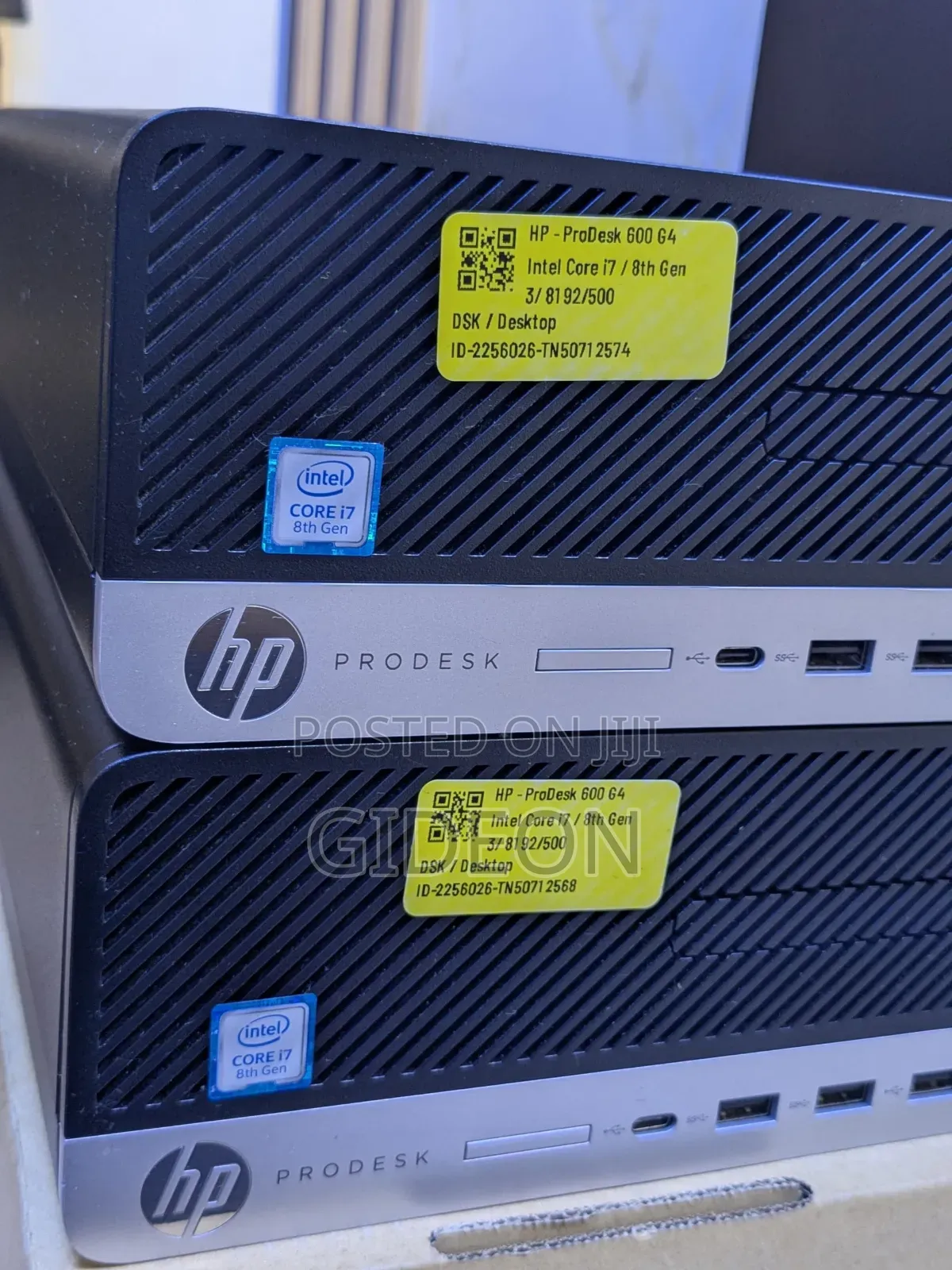 Desktop Computer HP ProDesk 600 G4 8GB Intel Core I7 SSD 500GB