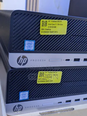 Desktop Computer HP ProDesk 600 G4 8GB Intel Core I7 SSD 500GB