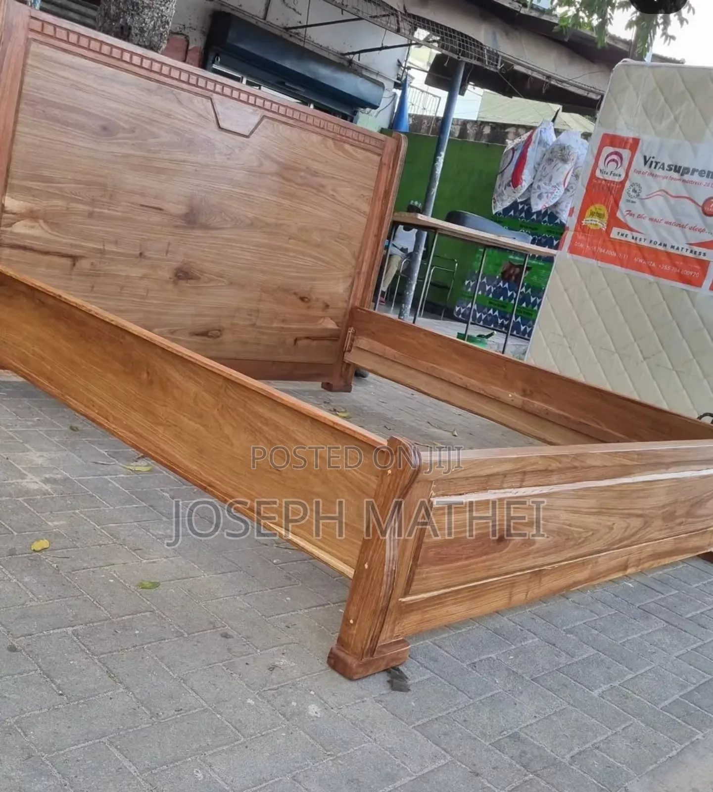 Bed Frame Hard Wood 6x6