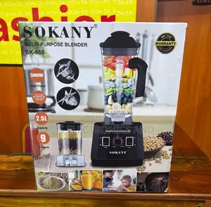 Sokany Blender 2in1 Multi-Purpose Blender Speed 9 High Power