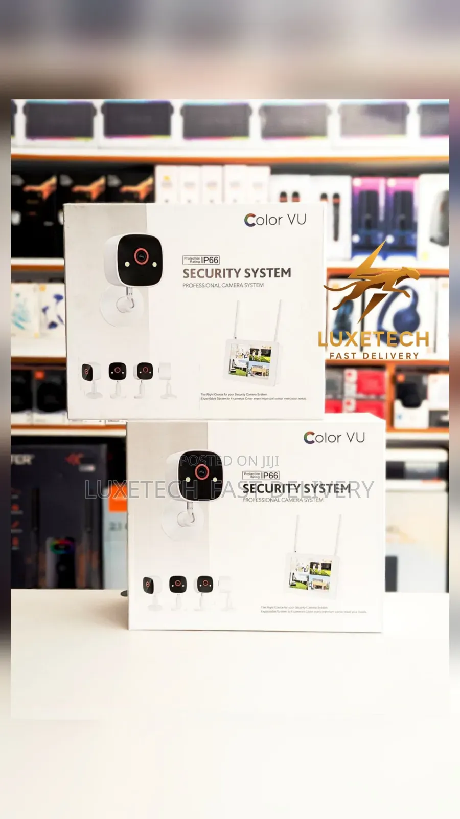 Colorvu 4 Set Professional Cameras With Screen Display