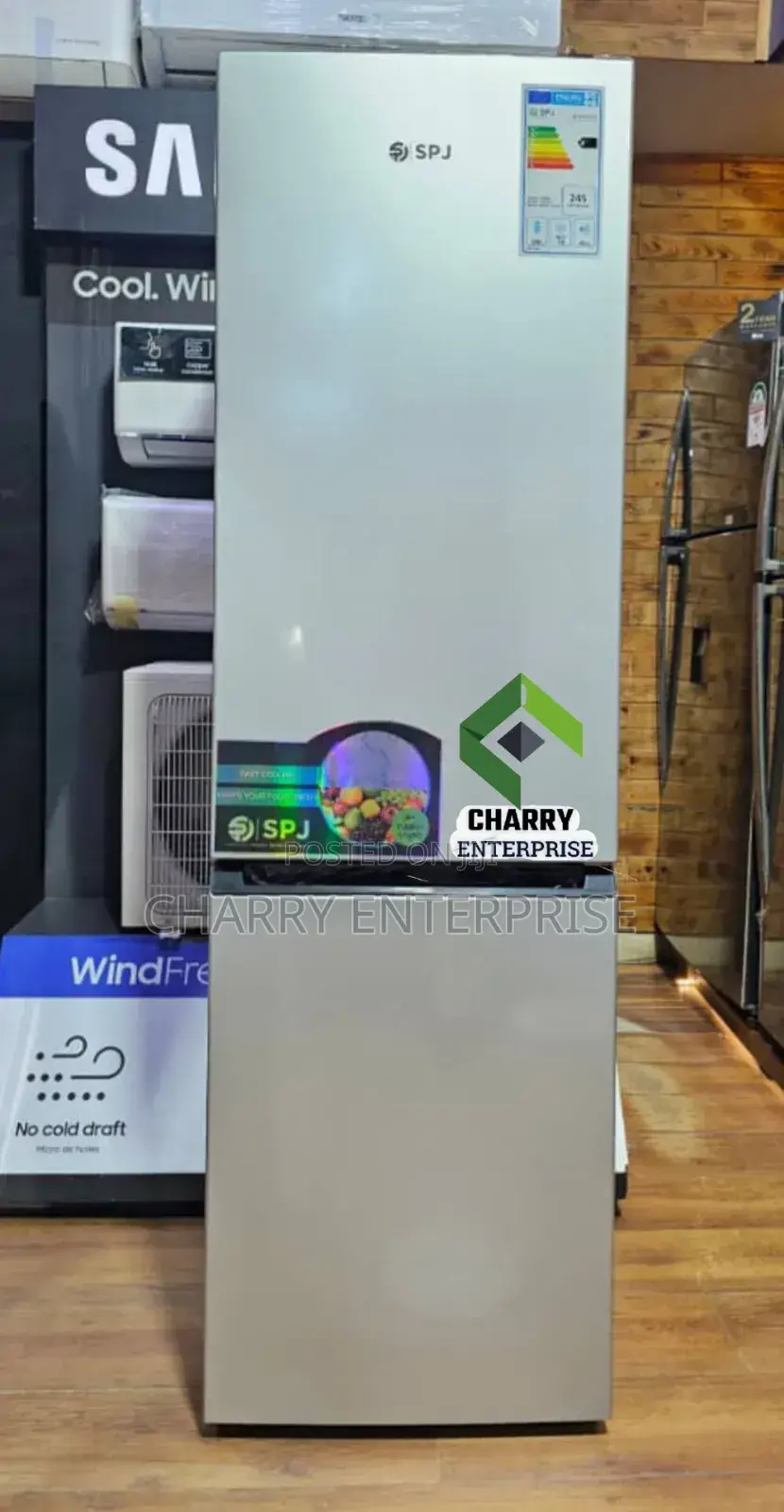 SPJ Refrigerator/ Fridge Double Door 256l Rfbinu399c Defrost