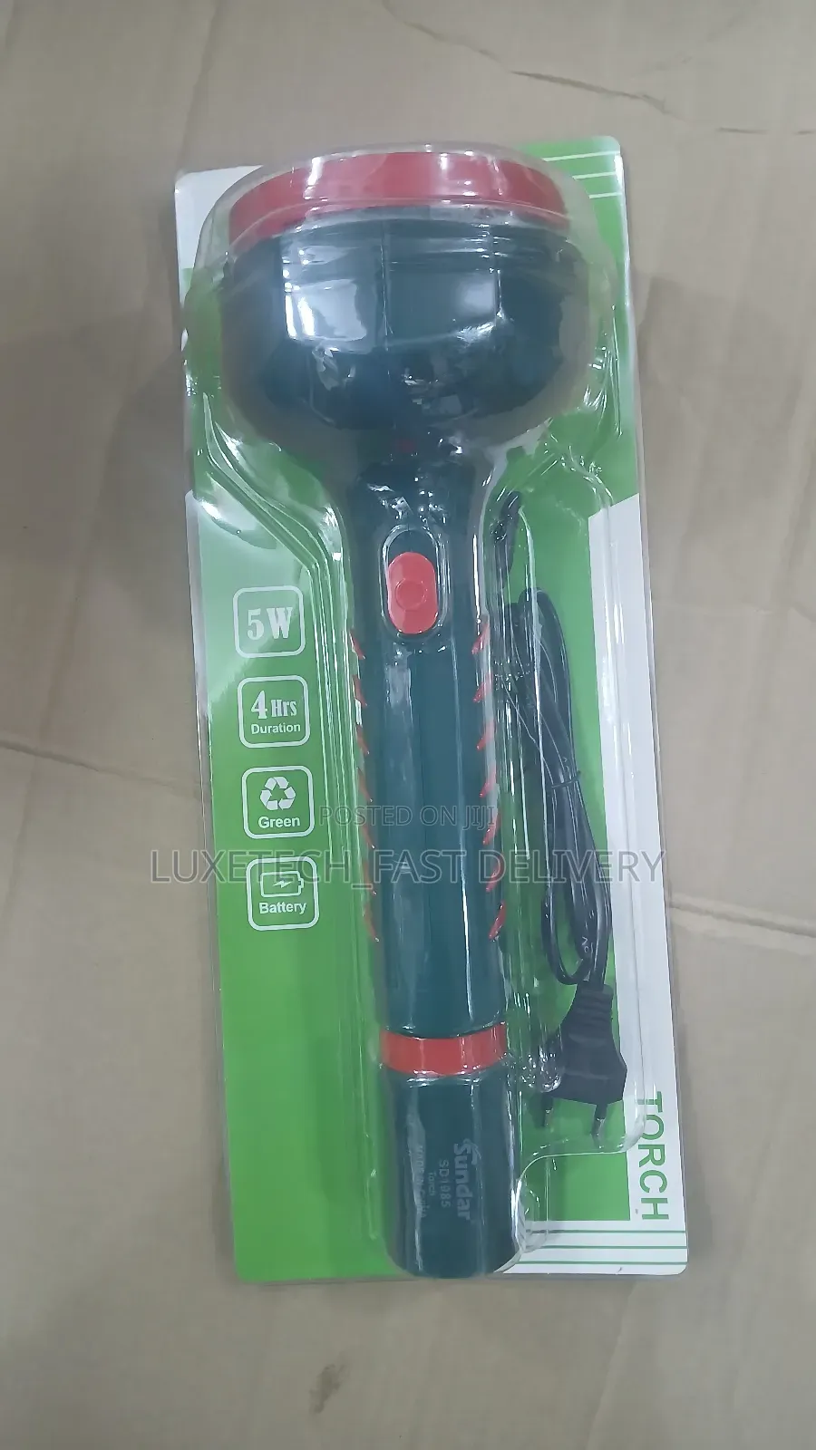 Sundar Rechargeable Torch (Flashlight)