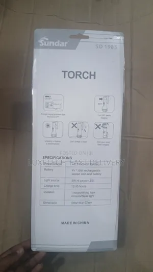 Sundar Rechargeable Torch (Flashlight)