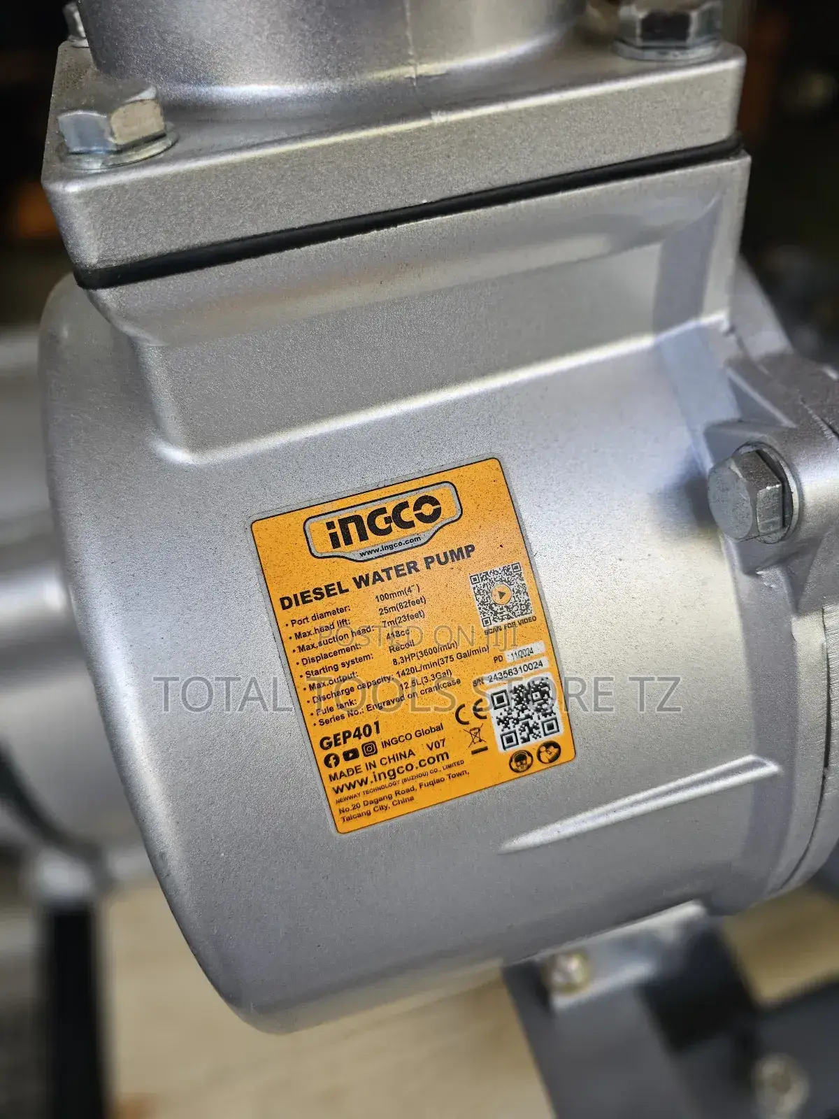Diesel Water Pump 4"