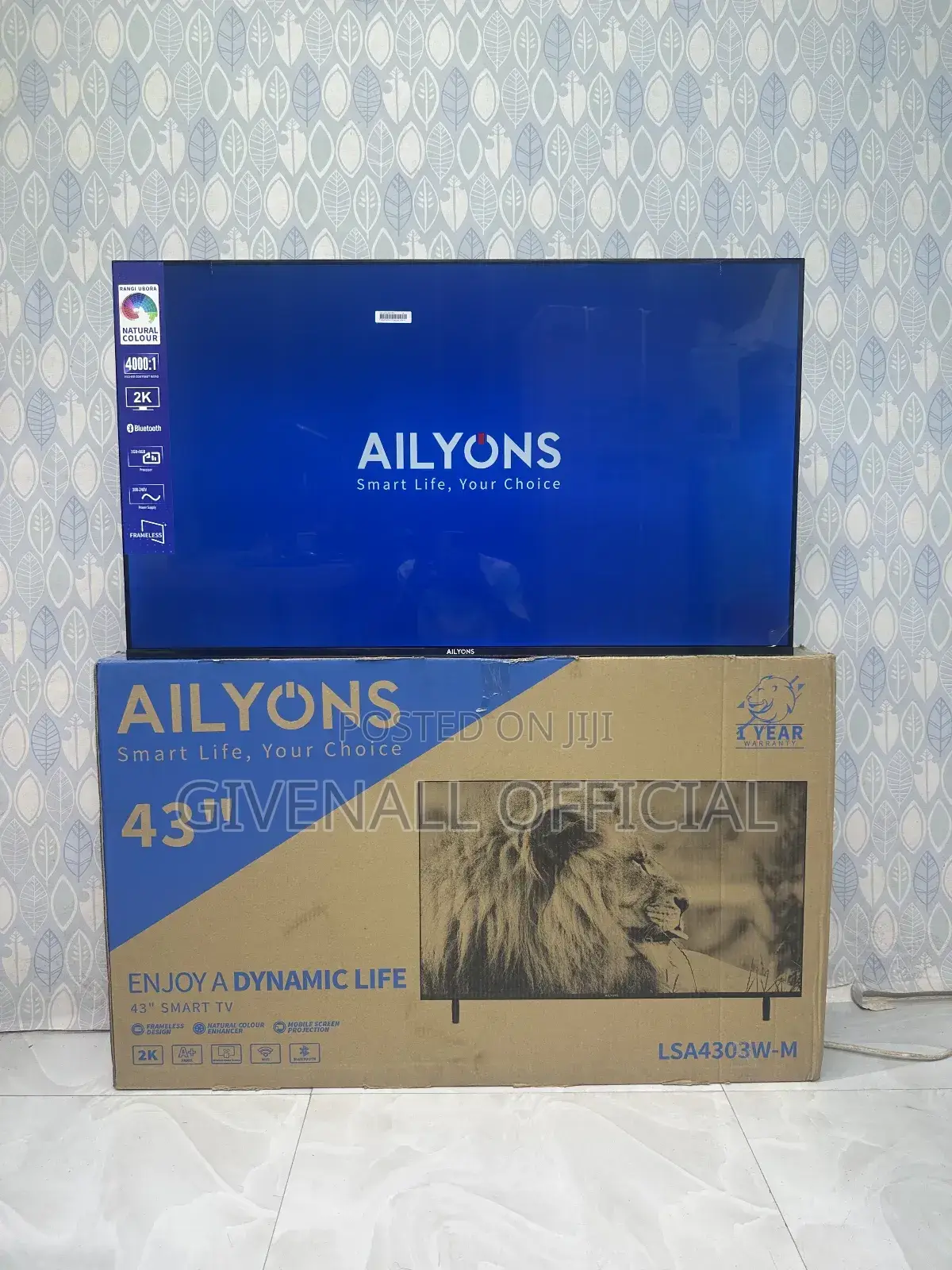 Ofa Ofa = Ailyons Tv Nchi 43 Smart Android Frameless
