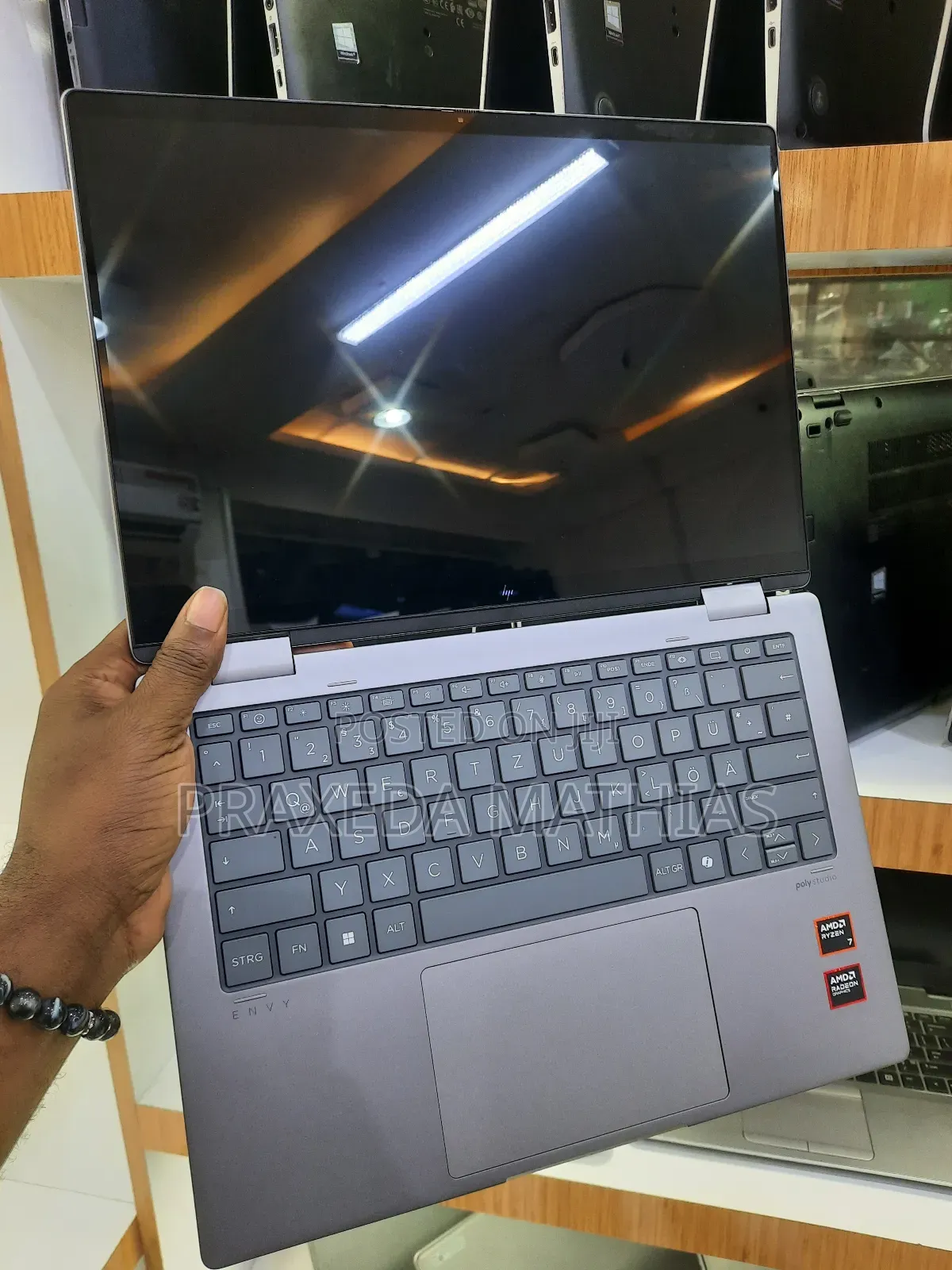 New Laptop HP Envy X360 16GB AMD Ryzen 7 SSD 512GB