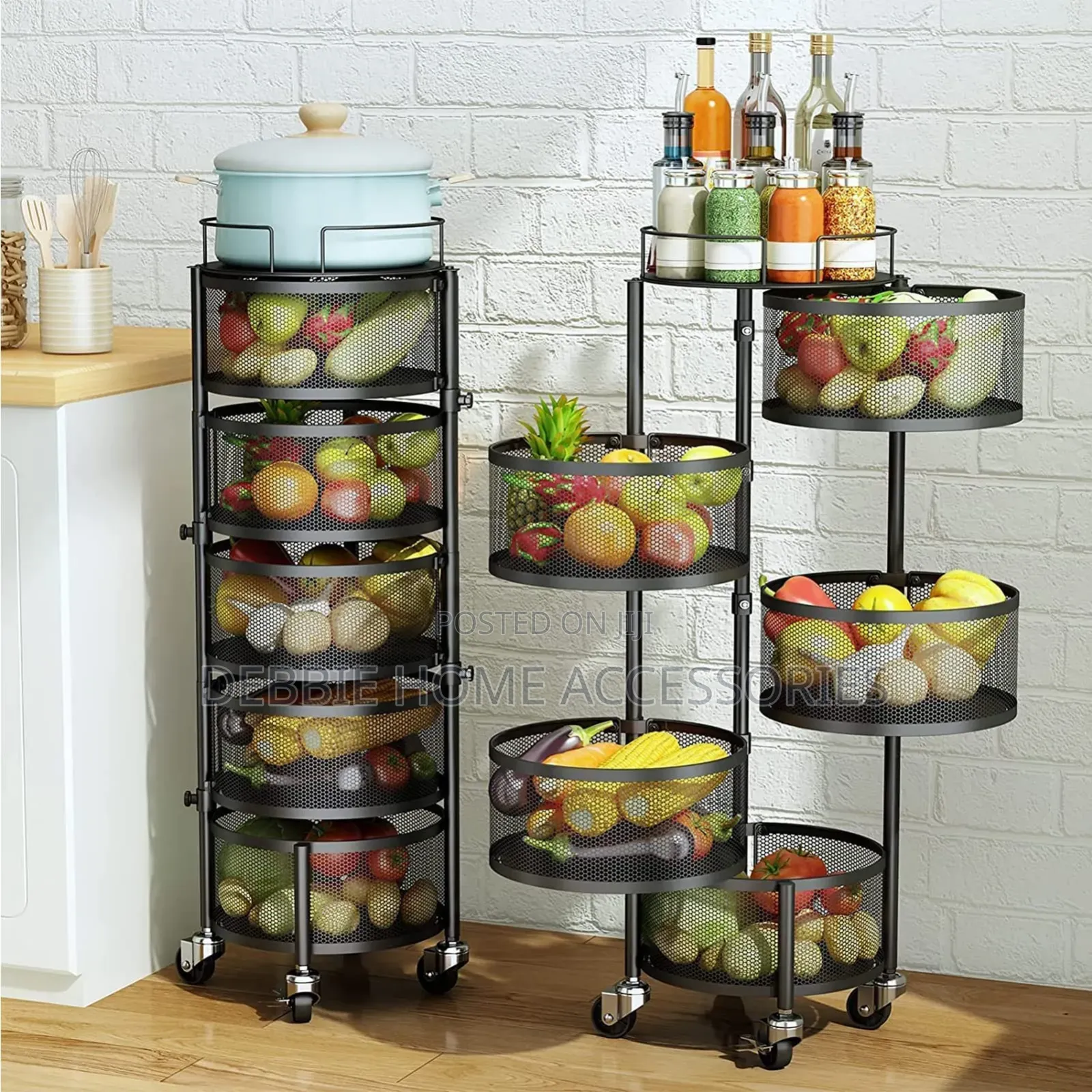 Rotating Shelves Round Shape