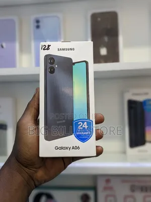 New Samsung Galaxy A06 128 GB Black