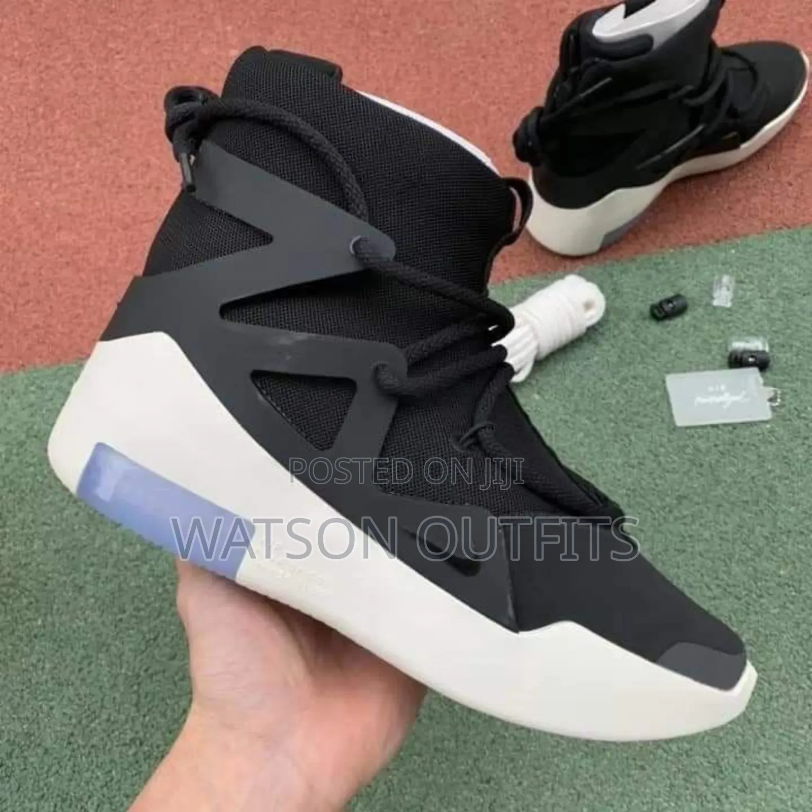 Men's Boot Sneakers With Completely Leather Materials