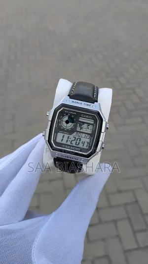 Casio Vintage Digital Watch Black and Silver