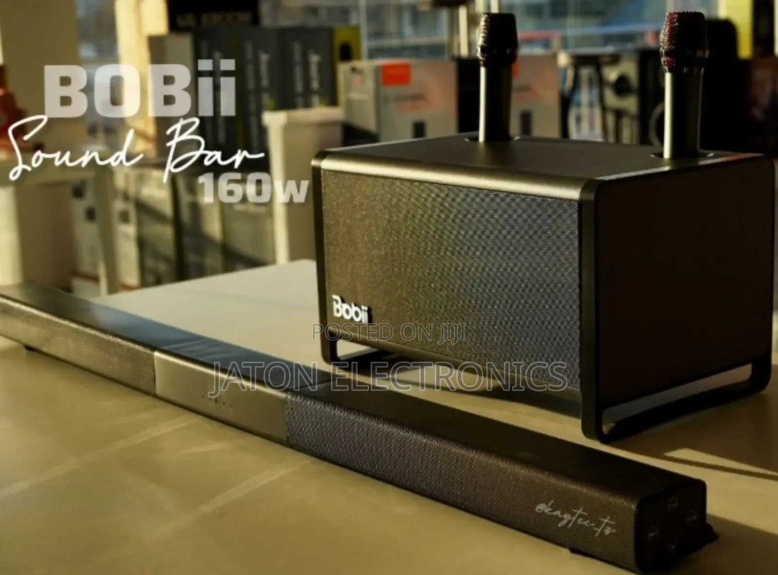 Bobii Wireless Sound Bar 2mic