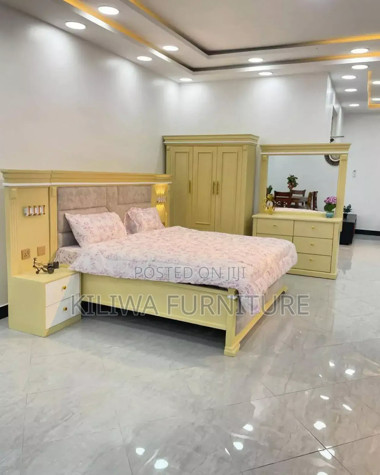 Kitanda 5 6, Kabati,Na Dressing Table