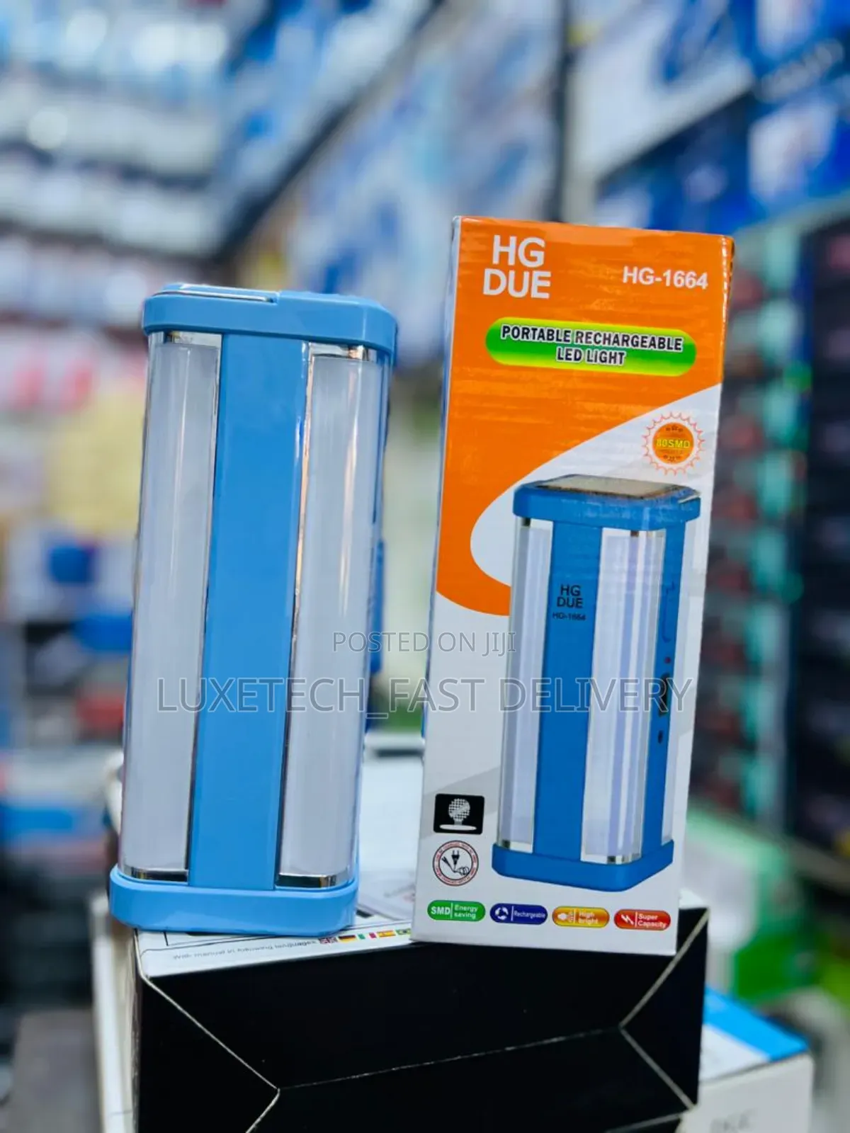 Portable Rechargeable Mini Led Light With Integrated Solar Panel