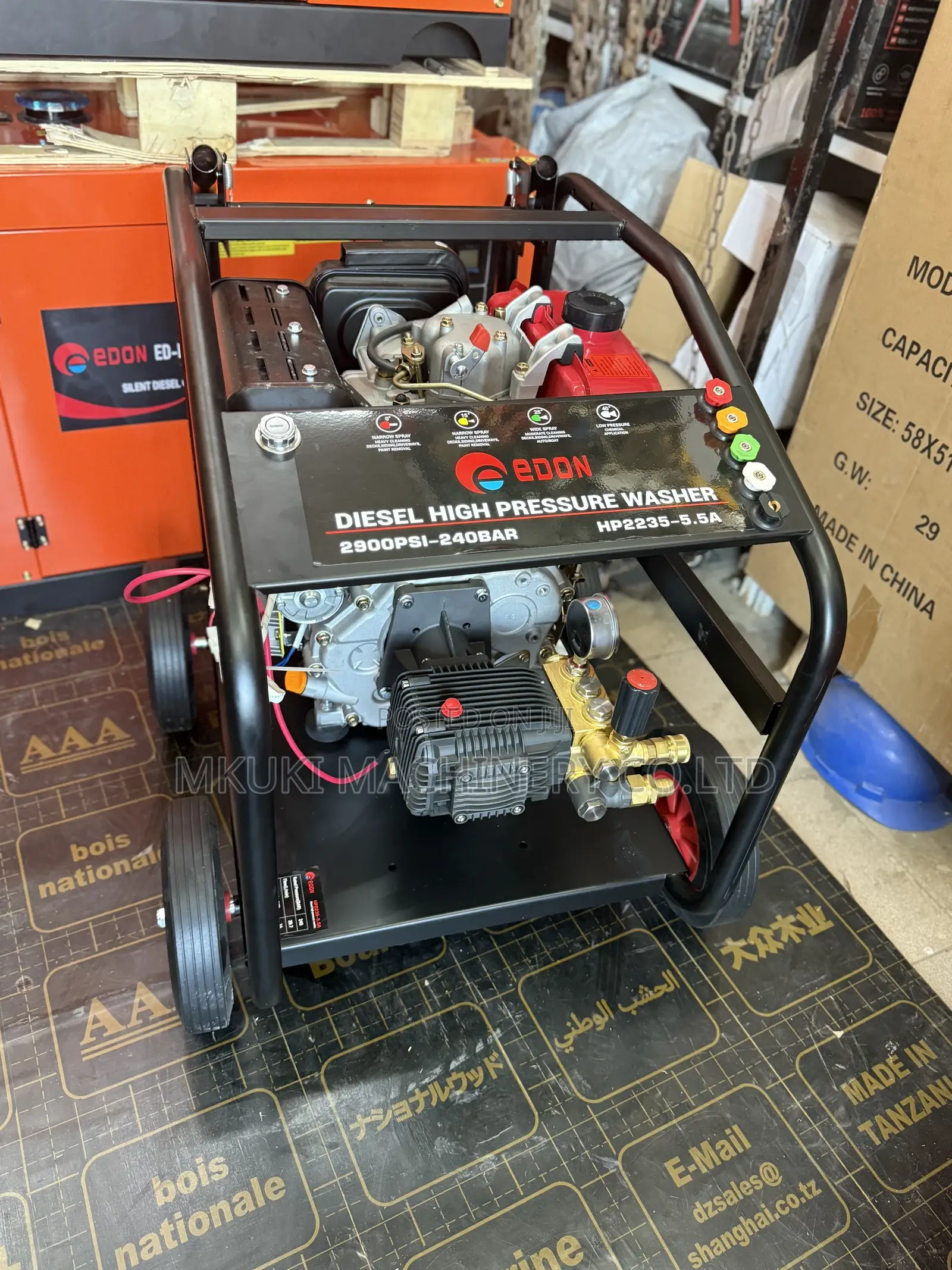Diesel High Pressure Washer Brand New Edon