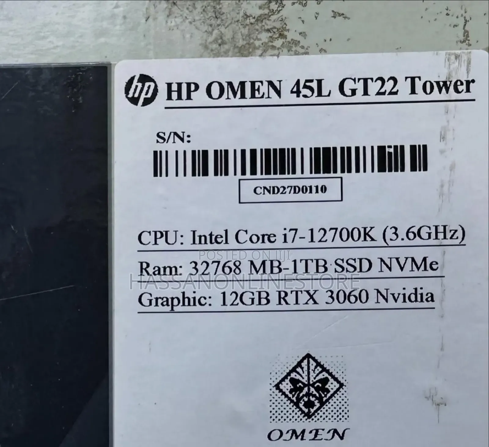 New Desktop Computer HP 32GB Intel Core I7 SSD 1T