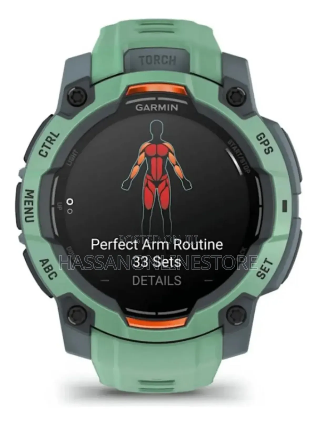 Garmin Instinct 3 Amoled Rugged GPS Smartwatch 45mm - Green