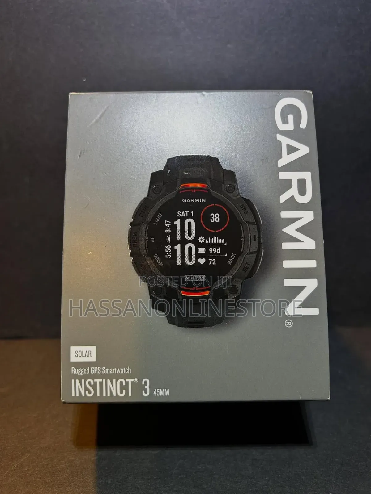 Garmin Instinct 3 Rugged Solar Smartwatch Gps 45mm - Black
