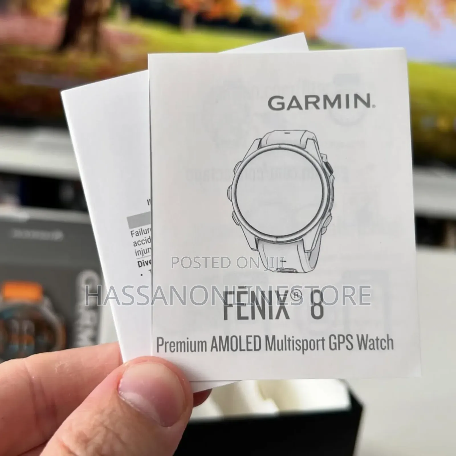 Garmin Fenix 8 51mm Amoled Sapphire Titanium Smartwatch