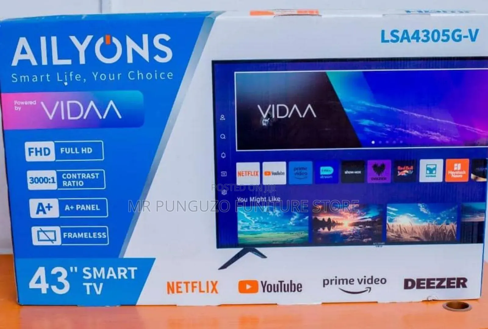 Ailyons 43 Smart Double Vidaa 