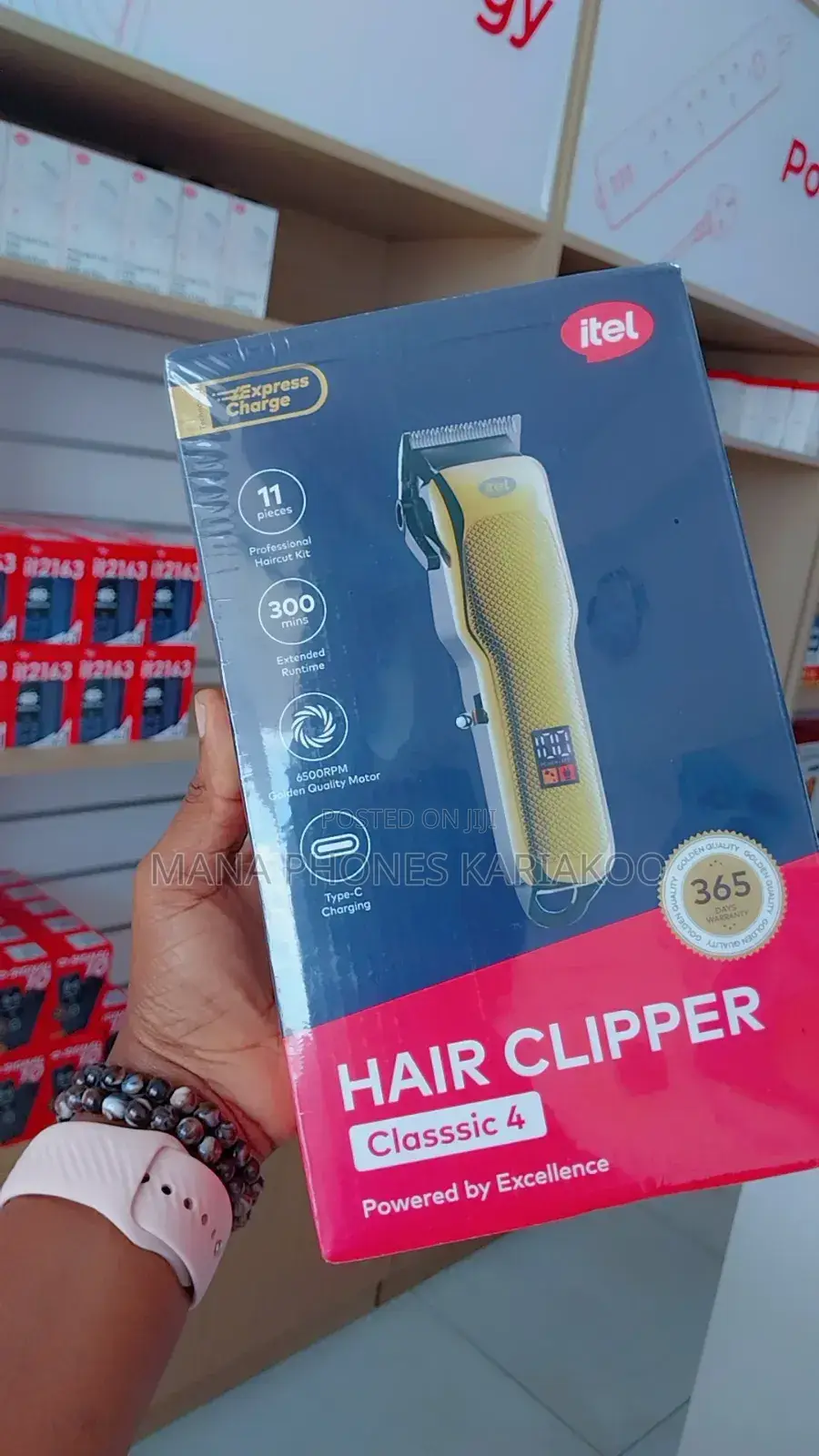 Itel Hair Clipper Classic 4 Multi-Function