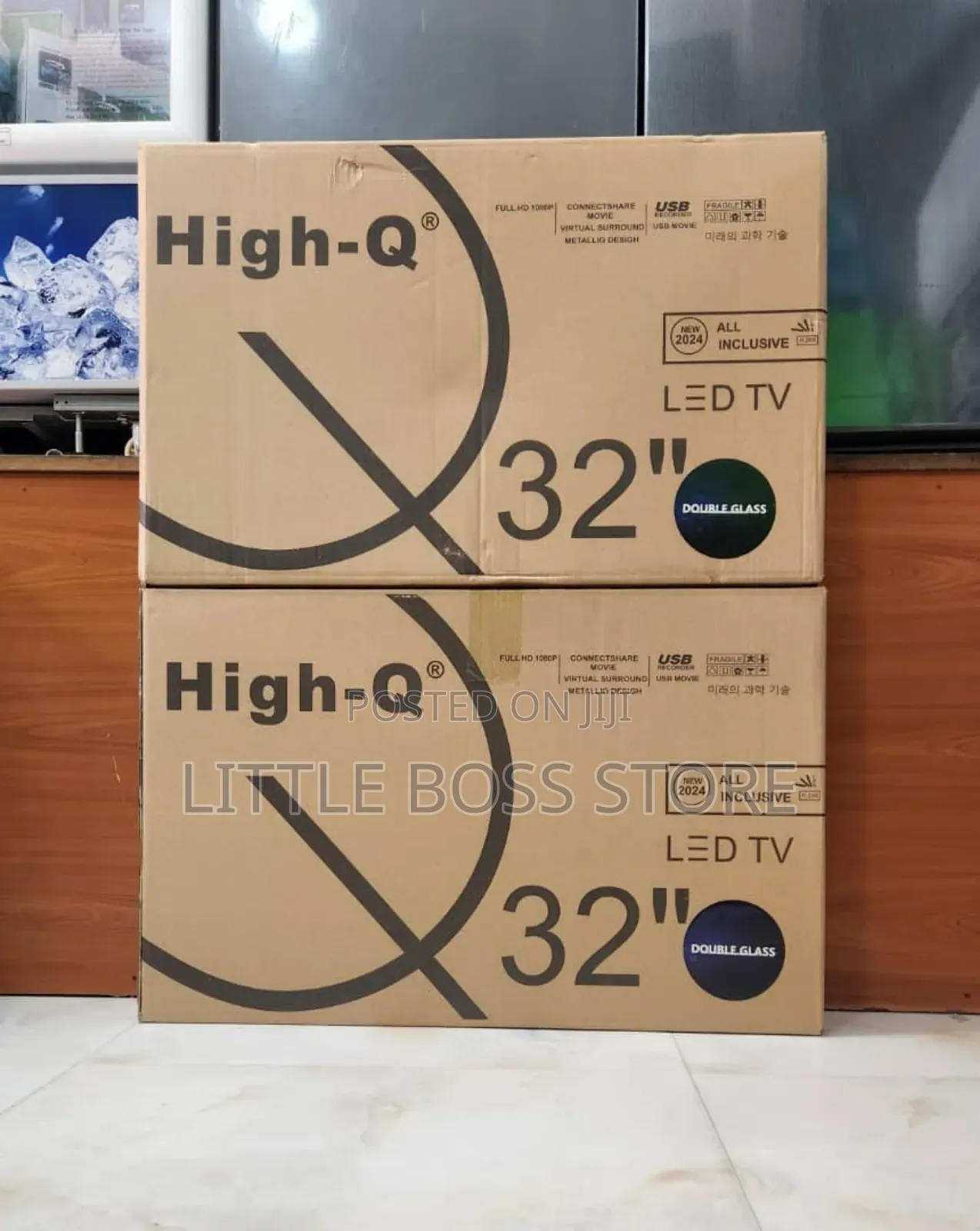 High Q Inch 32 Tv Double
