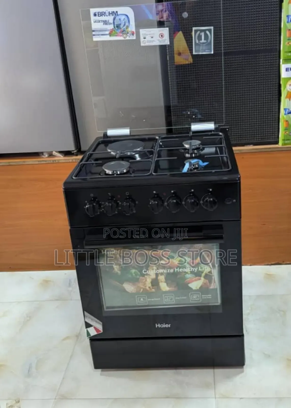 Haier Stove (3 Burner Gas and 1electric)