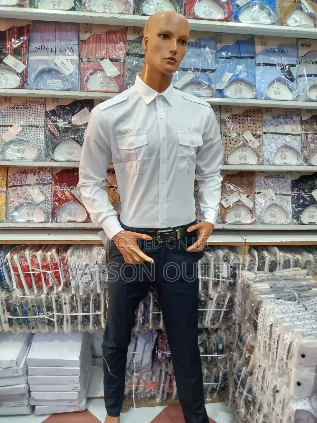 Men's Pilot Shirts in Van Hussein Brand