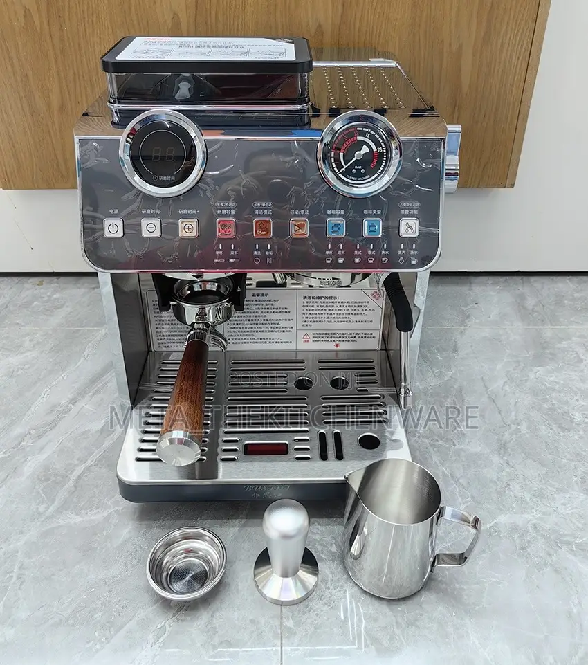 Commercial Espresso Coffee Machine With Grinder