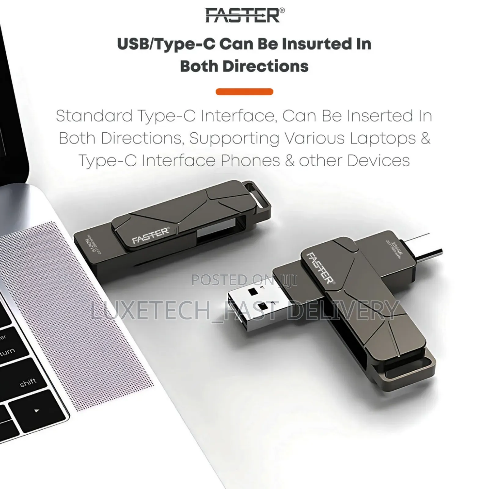 Faster 1tb Original Flash With Usb-a and Usb Type-C Ports