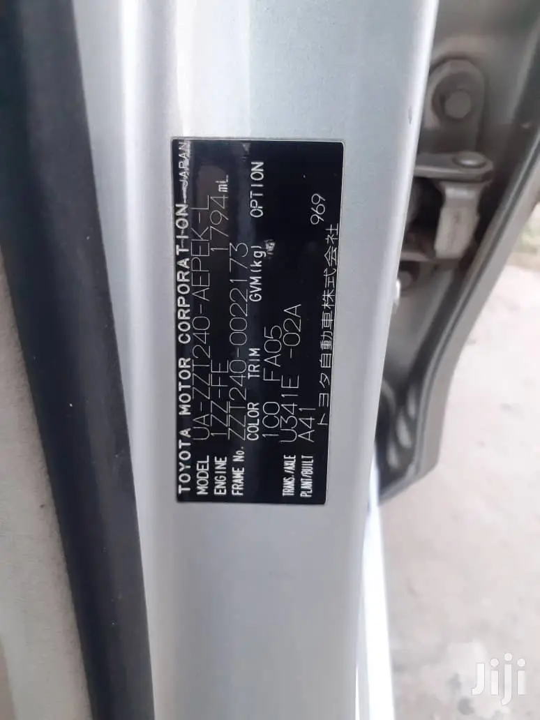 Toyota Premio 2002 Silver