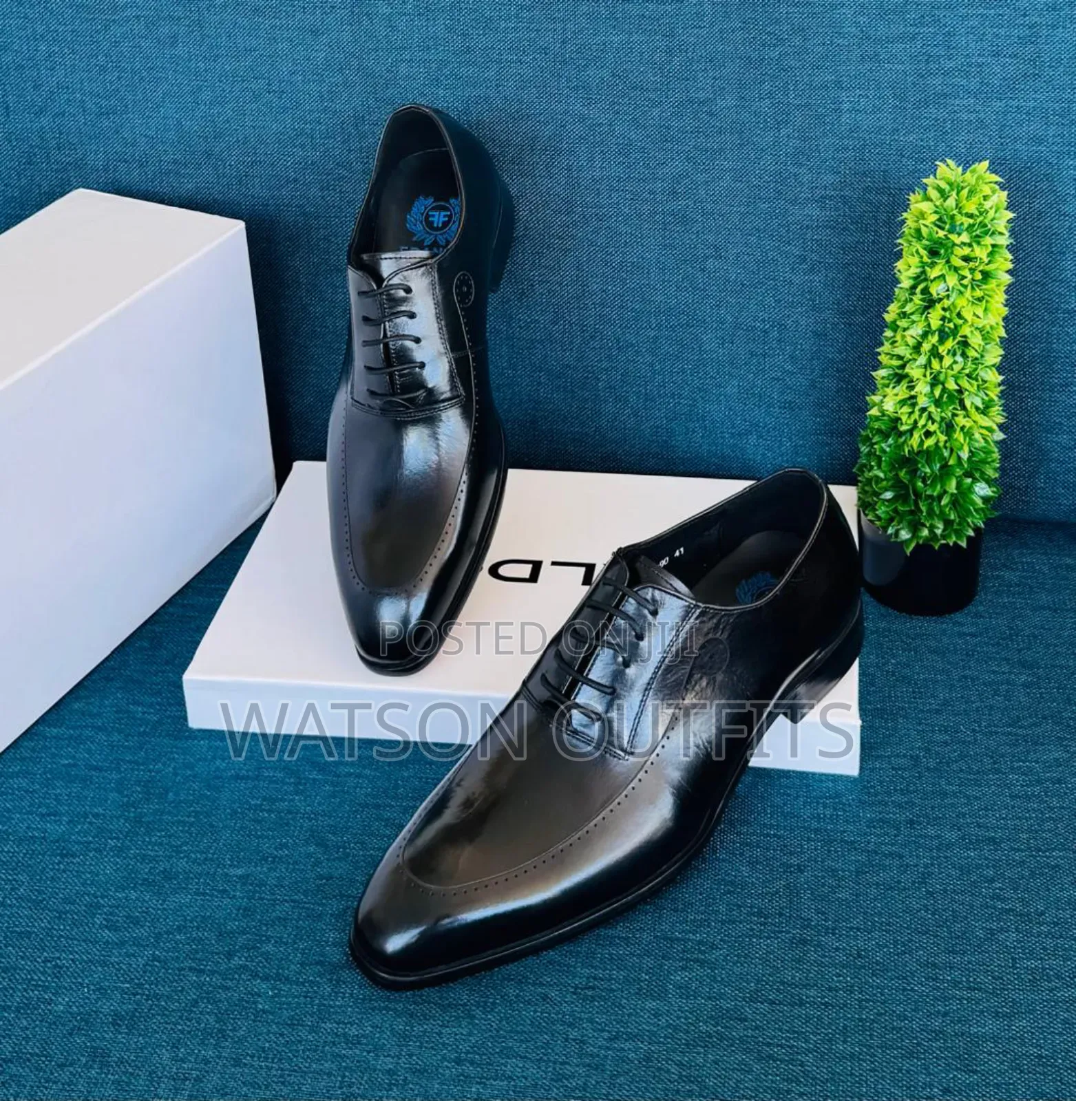 Leather Lining Shoes or Viatu Vya Ngozi New and Official