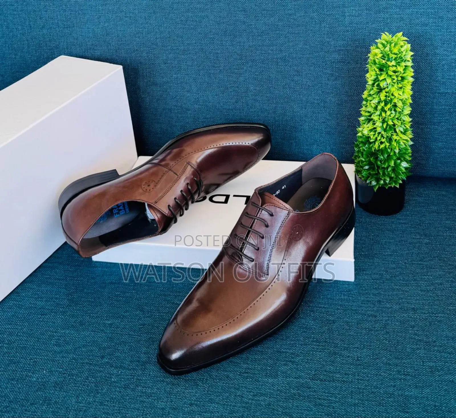 Leather Lining Shoes or Viatu Vya Ngozi New and Official