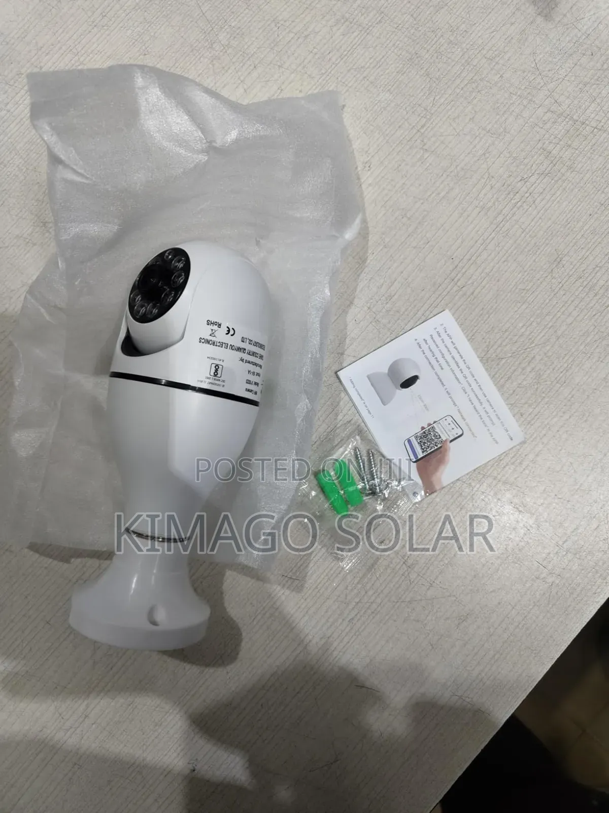 Camera Yenye Umbo La Bulb Kwa Ulinzi Wa Siri 49,999 Tu!