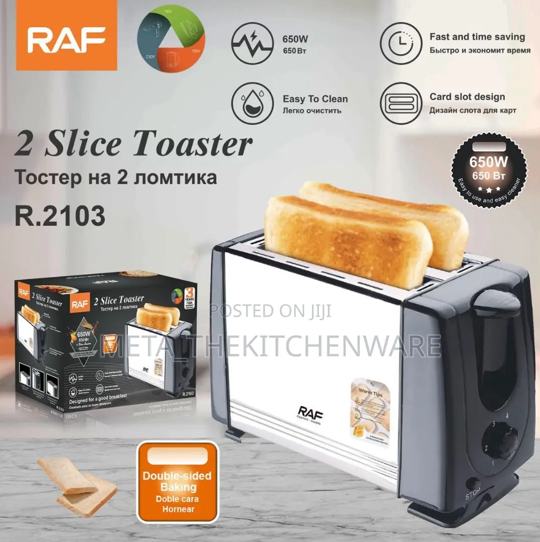 Raf 2 Slices Toaster